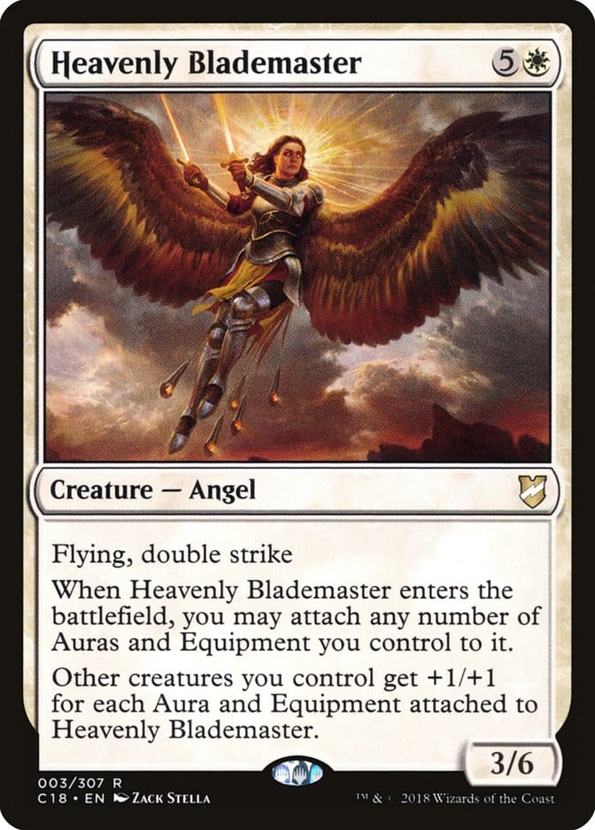Heavenly Blademaster [Commander 2018] Magic: The Gathering
