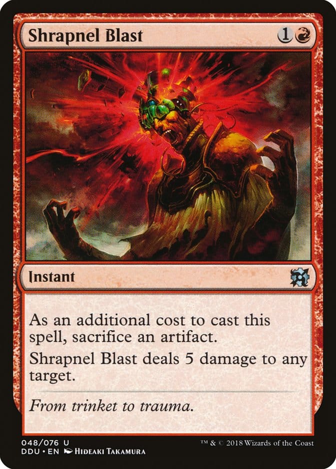 Shrapnel Blast [Duel Decks: Elves vs. Inventors] Magic: The Gathering