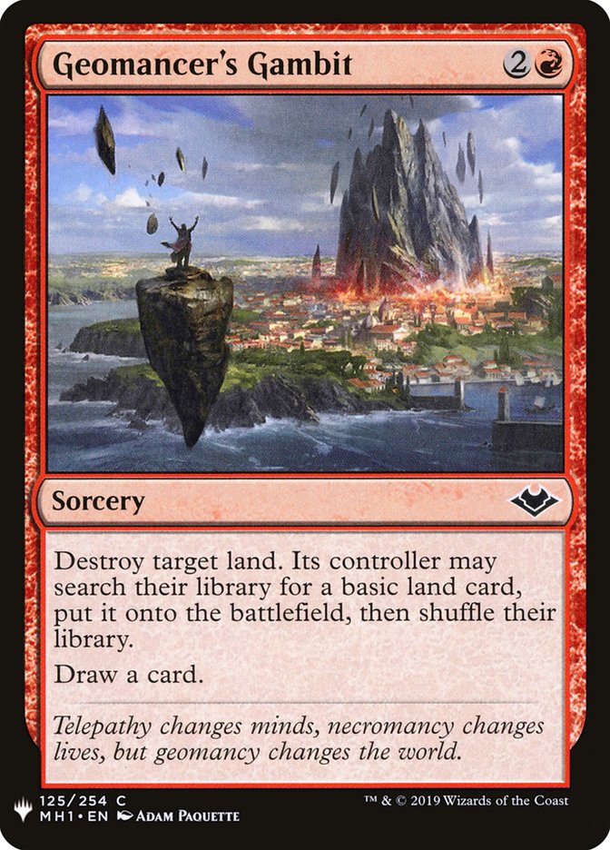 Geomancer's Gambit [Mystery Booster] Magic: The Gathering