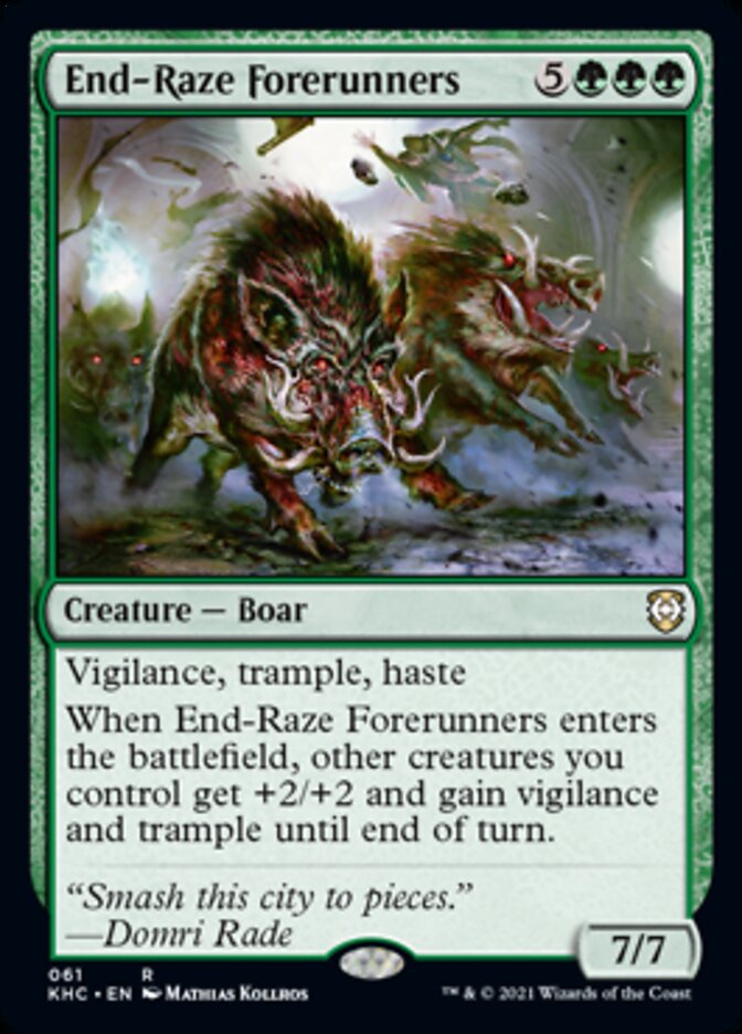 End-Raze Forerunners [Kaldheim Commander] Magic: The Gathering