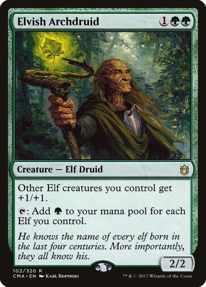 Elvish Archdruid [Commander Anthology] Magic: The Gathering