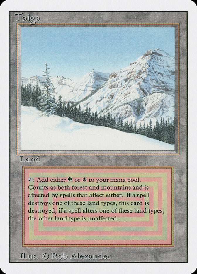 Taiga [Revised Edition] Magic: The Gathering