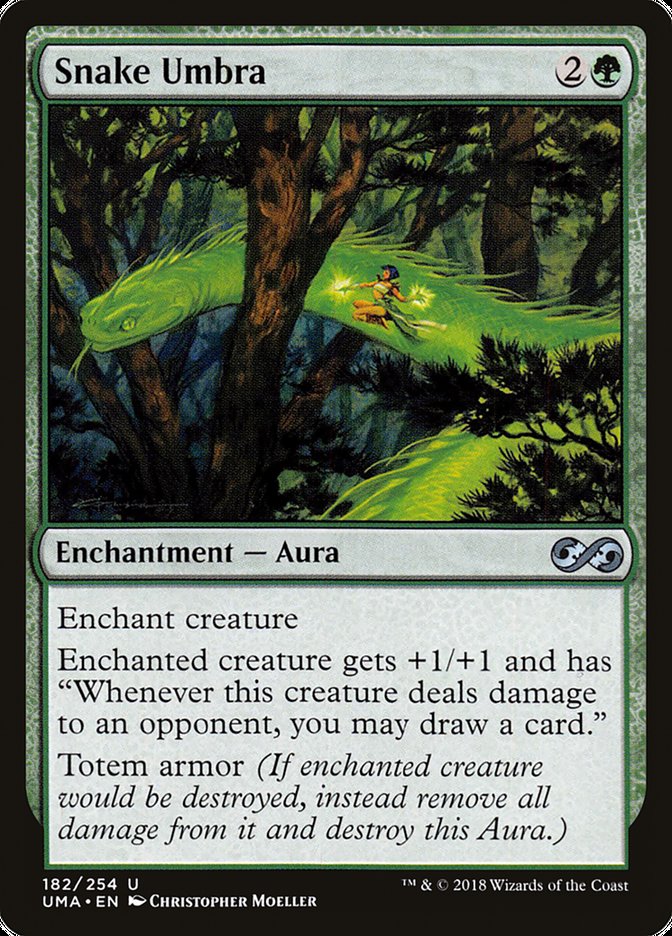 Snake Umbra [Ultimate Masters] Magic: The Gathering