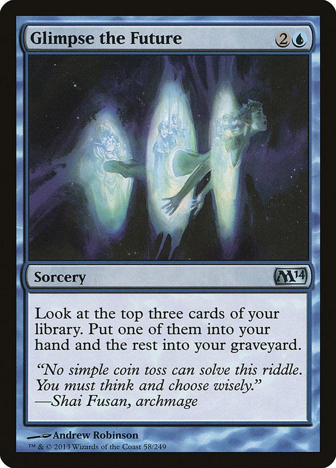 Glimpse the Future [Magic 2014] Magic: The Gathering