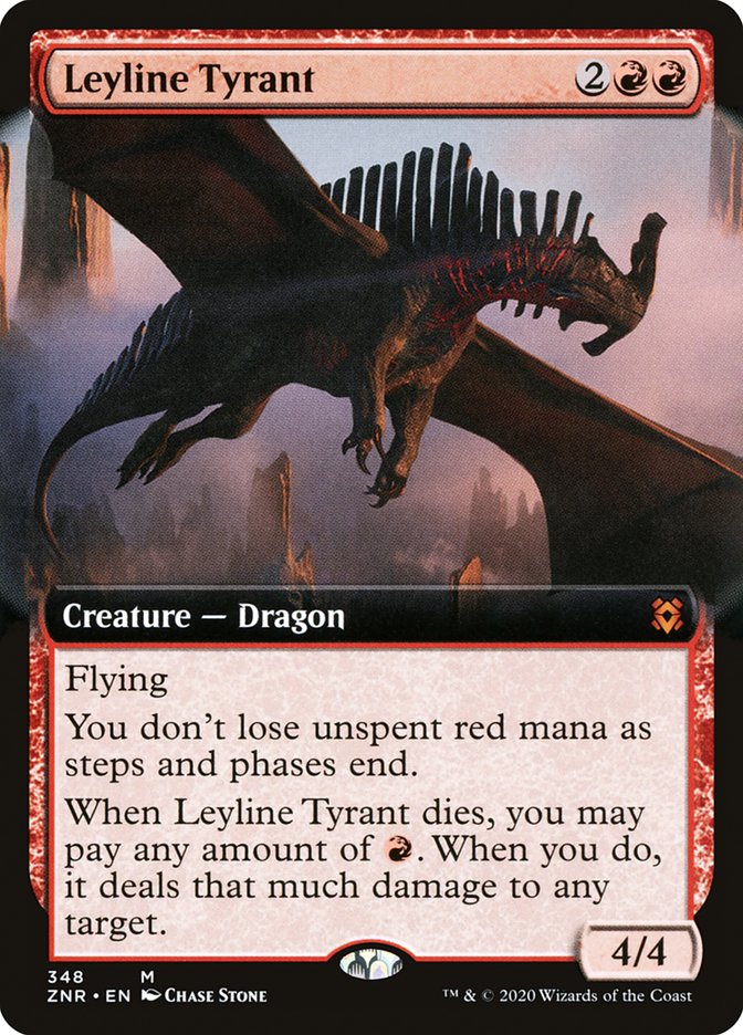 Leyline Tyrant (Extended Art) [Zendikar Rising] Magic: The Gathering