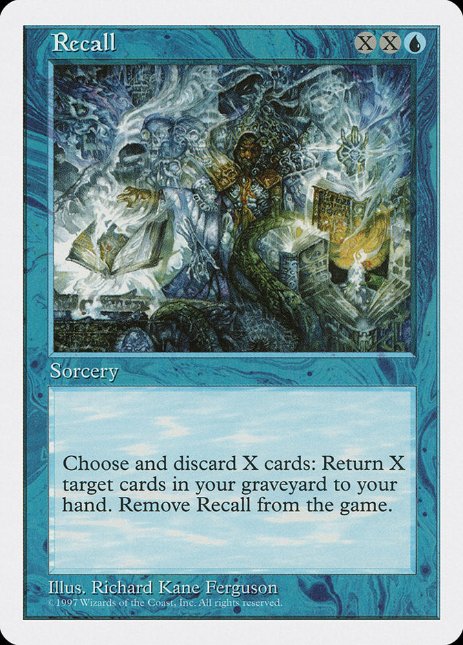 Recall [Fifth Edition] Magic: The Gathering