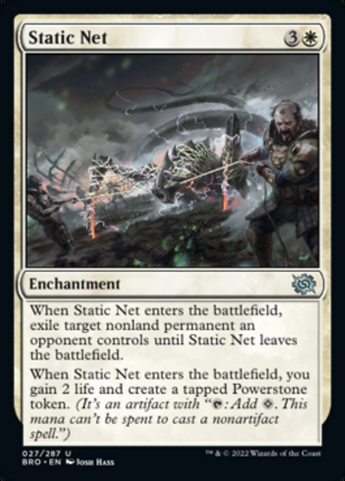 Static Net [The Brothers' War] Magic: The Gathering