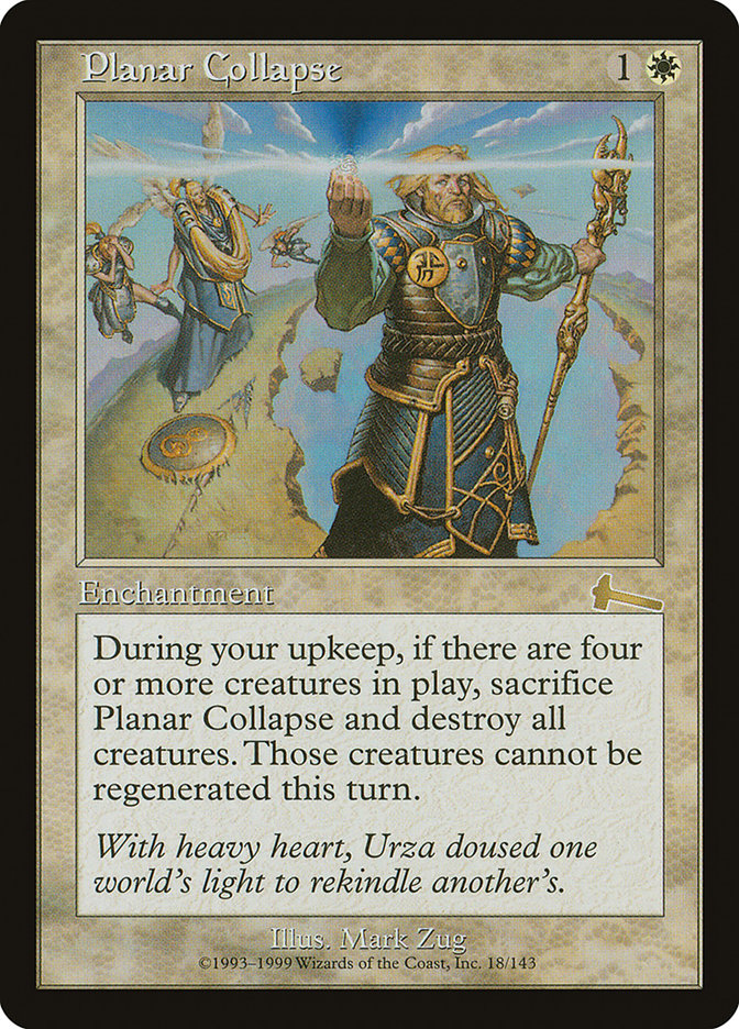 Planar Collapse [Urza's Legacy] Magic: The Gathering
