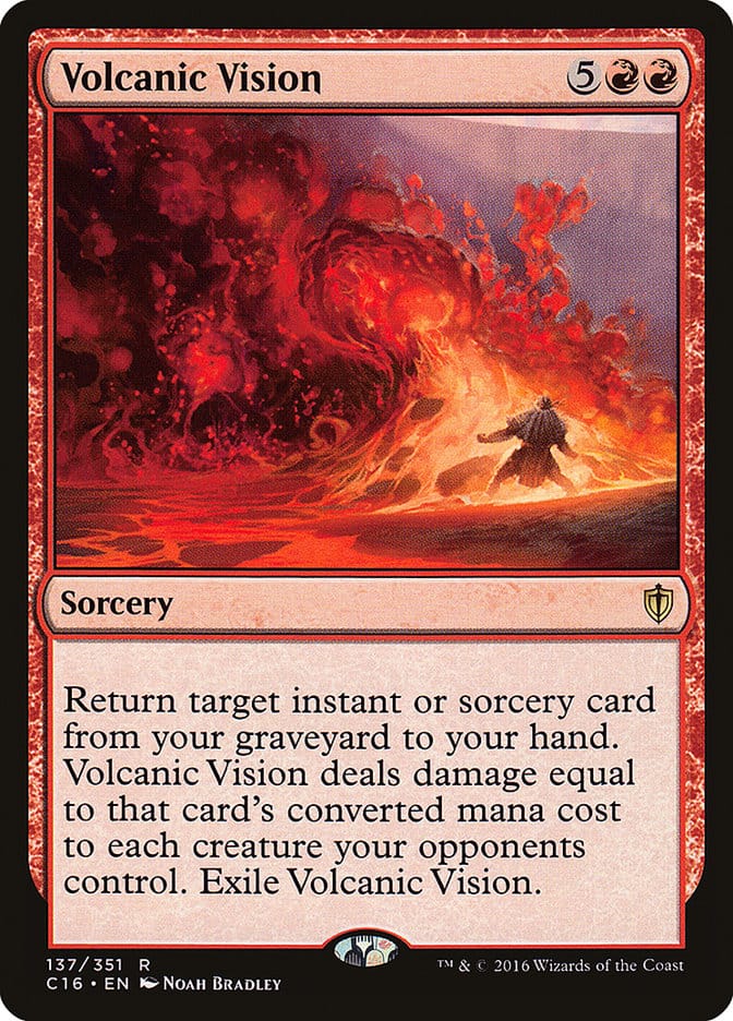 Volcanic Vision [Commander 2016] Magic: The Gathering
