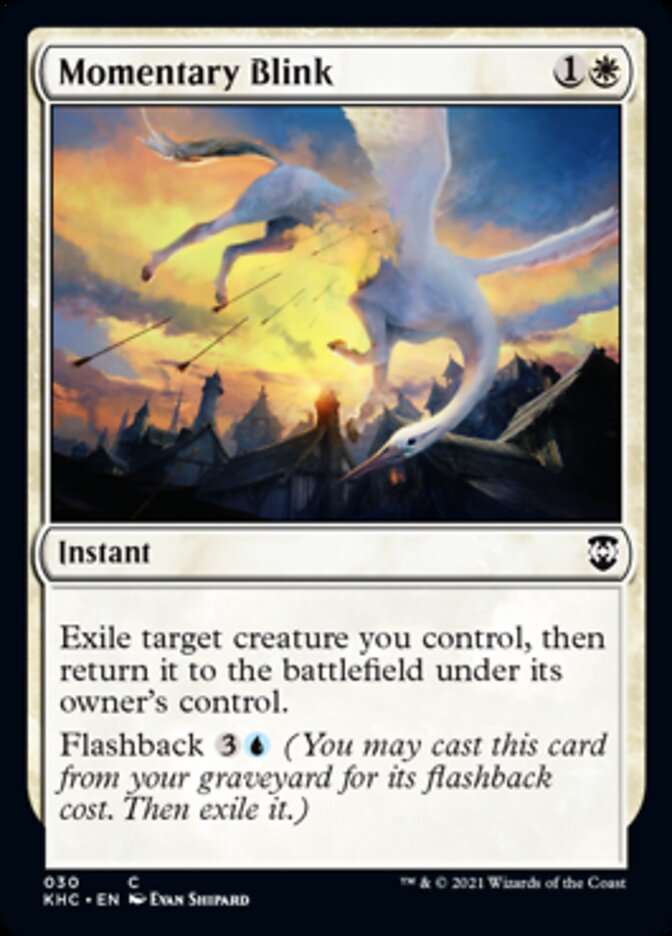 Momentary Blink [Kaldheim Commander] Magic: The Gathering