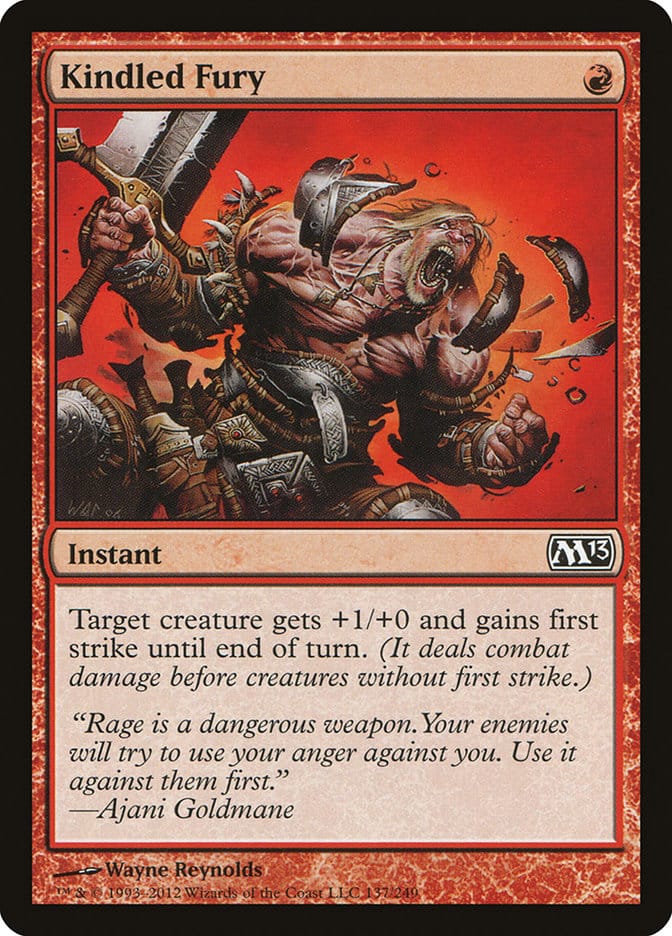 Kindled Fury [Magic 2013] Magic: The Gathering