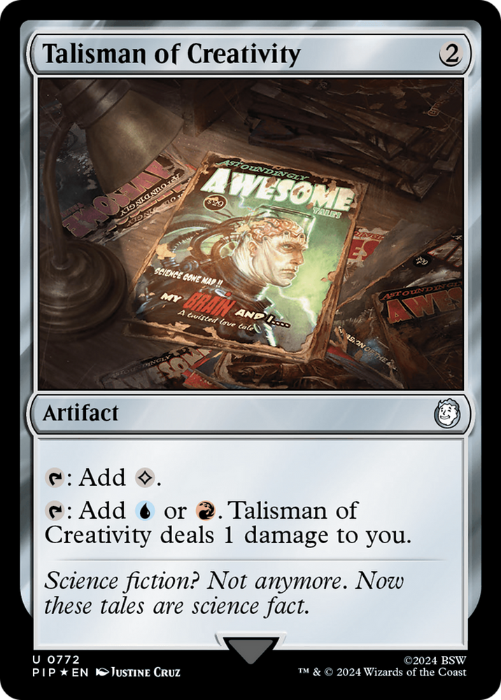 Talisman of Creativity (Surge Foil) [Fallout] Magic: The Gathering