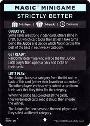 Strictly Better (Magic Minigame) [Kaldheim Minigame] Magic: The Gathering