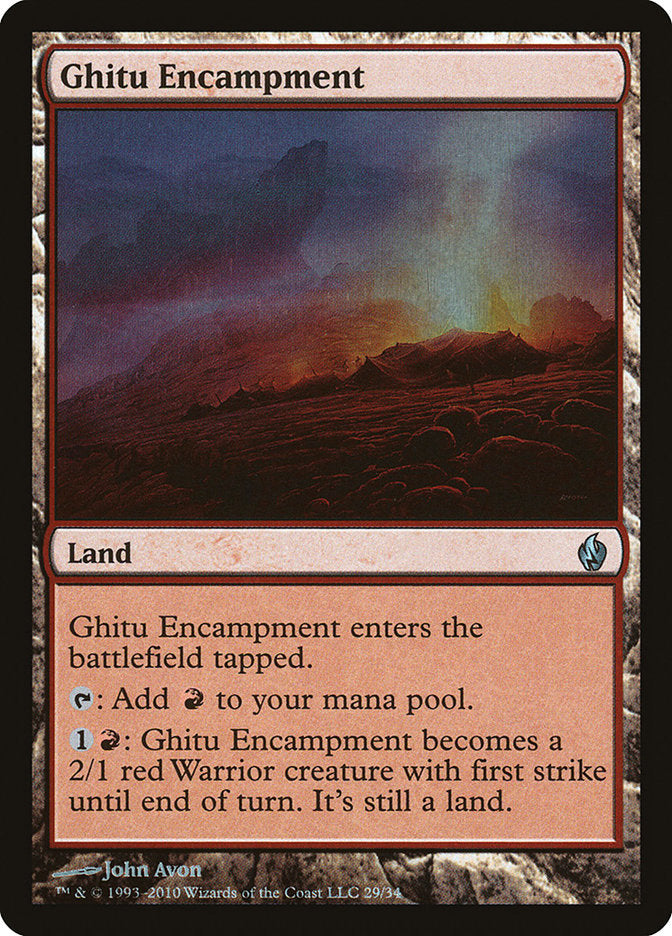 Ghitu Encampment [Premium Deck Series: Fire and Lightning] Magic: The Gathering