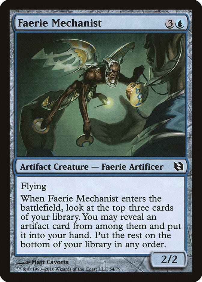Faerie Mechanist [Duel Decks: Elspeth vs. Tezzeret] Magic: The Gathering