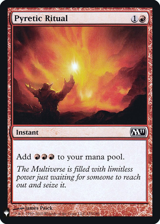 Pyretic Ritual [Mystery Booster] Magic: The Gathering