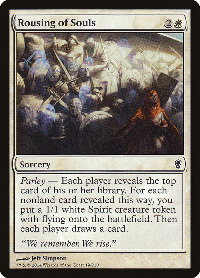 Rousing of Souls [Conspiracy] Magic: The Gathering