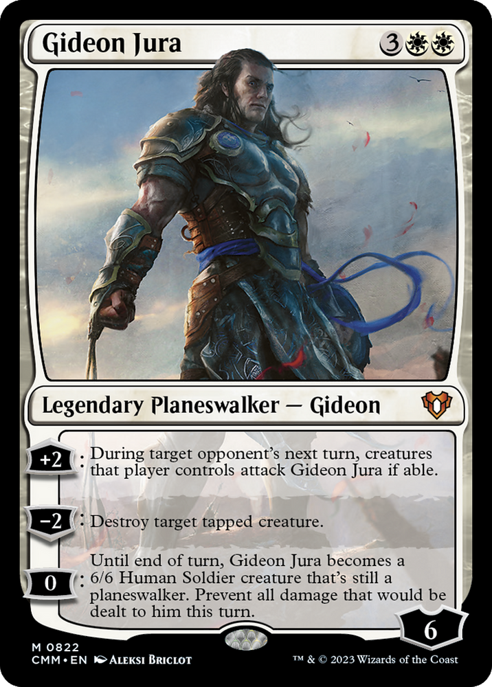 Gideon Jura [Commander Masters] Magic: The Gathering