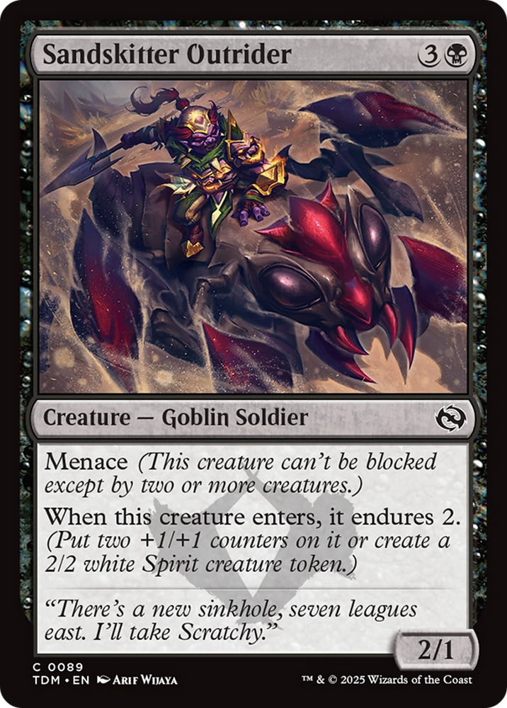Sandskitter Outrider [Tarkir: Dragonstorm] Magic: The Gathering