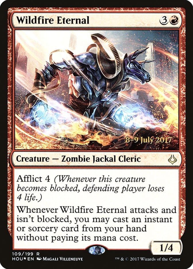 Wildfire Eternal [Hour of Devastation Prerelease Promos] Magic: The Gathering