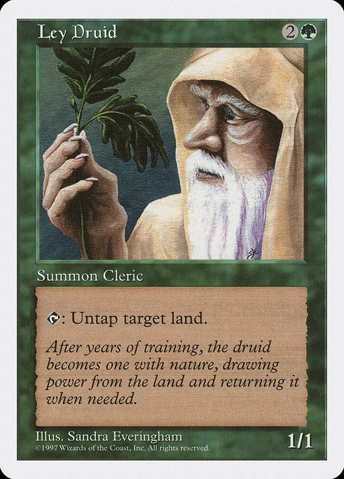 Ley Druid [Fifth Edition] Magic: The Gathering
