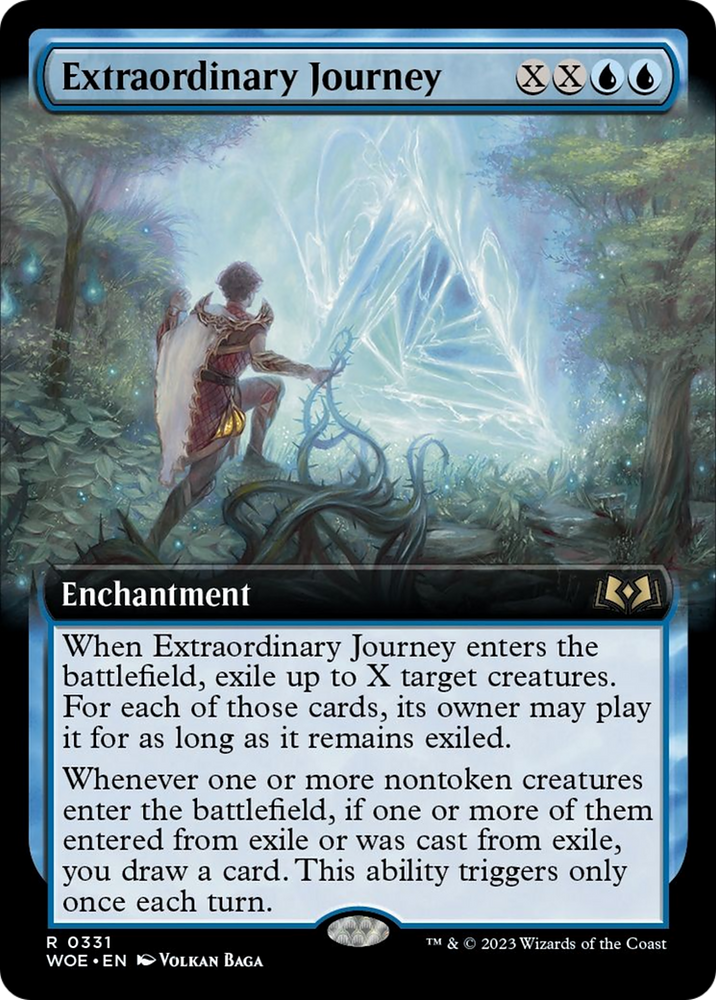 Extraordinary Journey (Extended Art) [Wilds of Eldraine] Magic: The Gathering