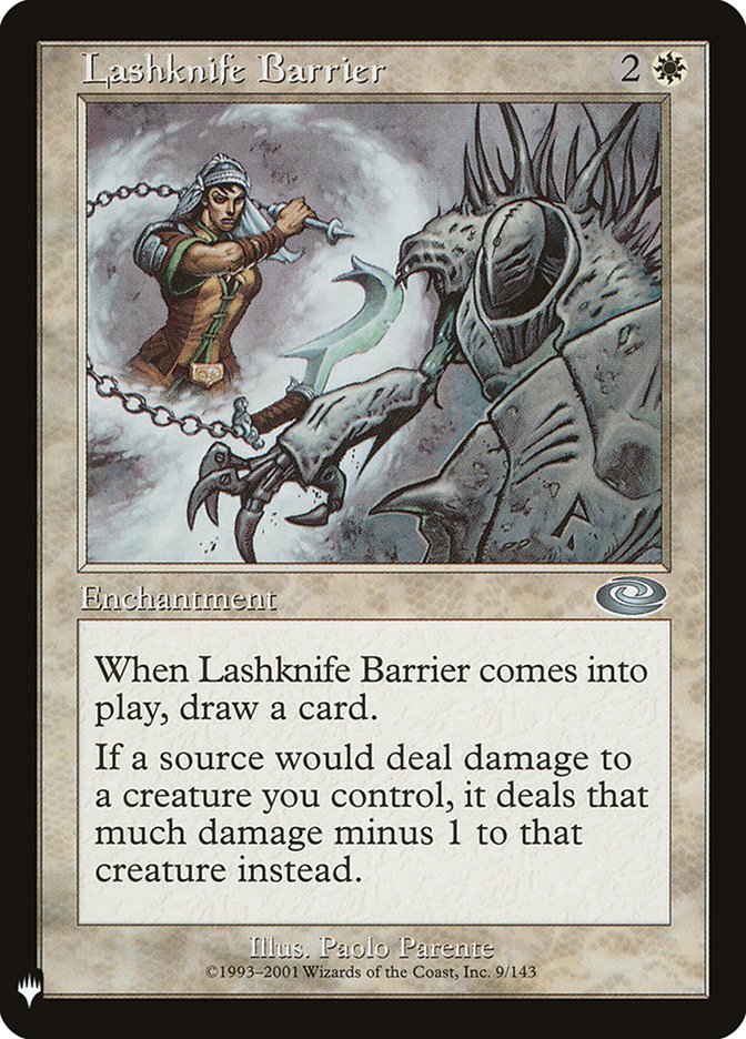 Lashknife Barrier [Mystery Booster] Magic: The Gathering