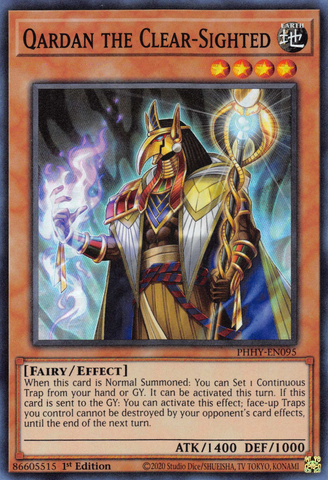 Qardan the Clear-Sighted [PHHY-EN095] Super Rare - Yugioh Cards For Your TCG Needs!