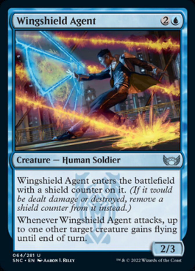 Wingshield Agent [Streets of New Capenna] Magic: The Gathering
