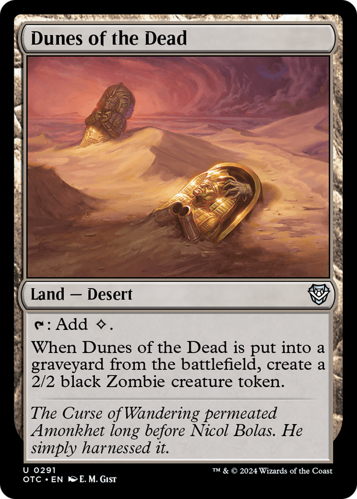 Dunes of the Dead [Outlaws of Thunder Junction Commander] Magic: The Gathering