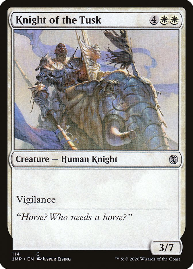Knight of the Tusk [Jumpstart] Magic: The Gathering