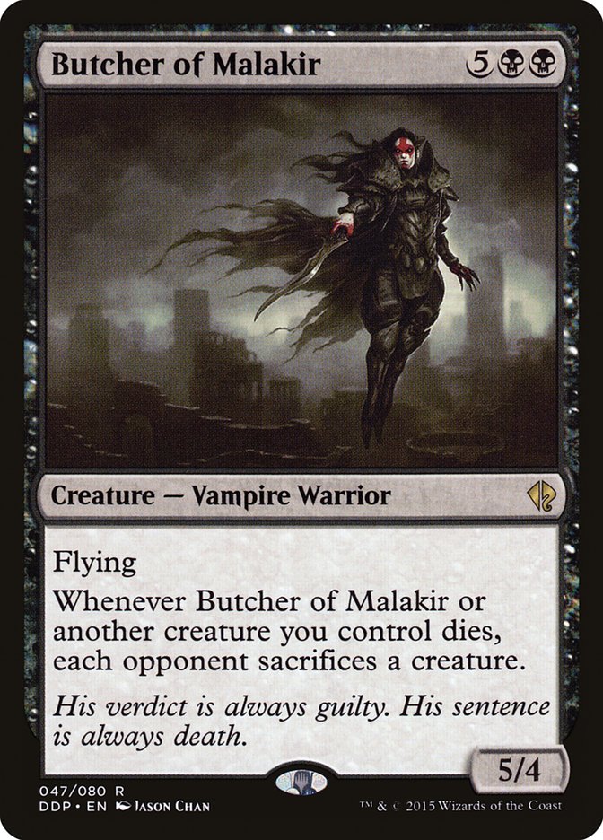 Butcher of Malakir [Duel Decks: Zendikar vs. Eldrazi] Magic: The Gathering