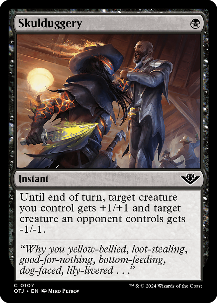 Skulduggery [Outlaws of Thunder Junction] Magic: The Gathering