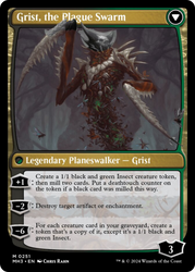 Grist, Voracious Larva // Grist, the Plague Swarm [Modern Horizons 3] Magic: The Gathering