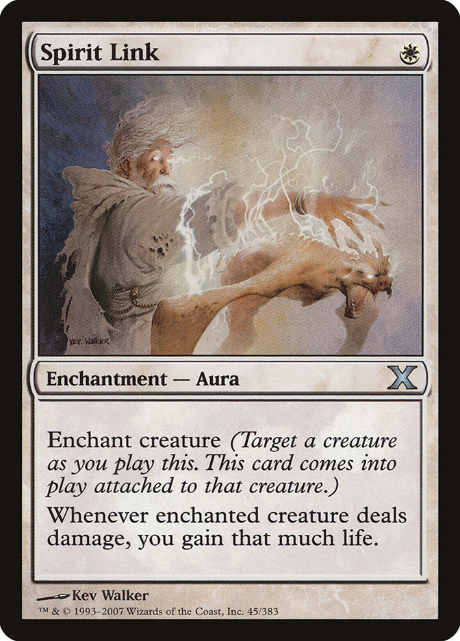 Spirit Link [Tenth Edition] Magic: The Gathering