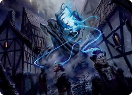 Dreamshackle Geist Art Card [Innistrad: Crimson Vow Art Series] Magic: The Gathering