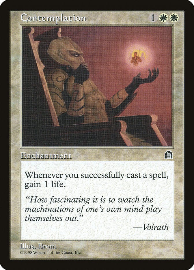Contemplation [Stronghold] Magic: The Gathering