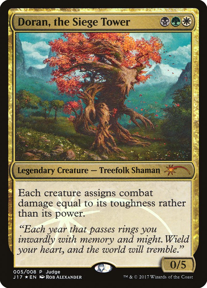Doran, the Siege Tower [Judge Gift Cards 2017] Magic: The Gathering