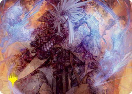 Satoru Umezawa 2 Art Card (Gold-Stamped Signature) [Kamigawa: Neon Dynasty Art Series] Magic: The Gathering