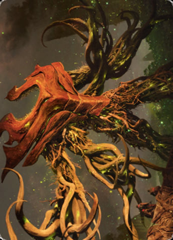 Ashaya, Soul of the Wild Art Card (Gold-Stamped Signature) [Zendikar Rising Art Series] Magic: The Gathering