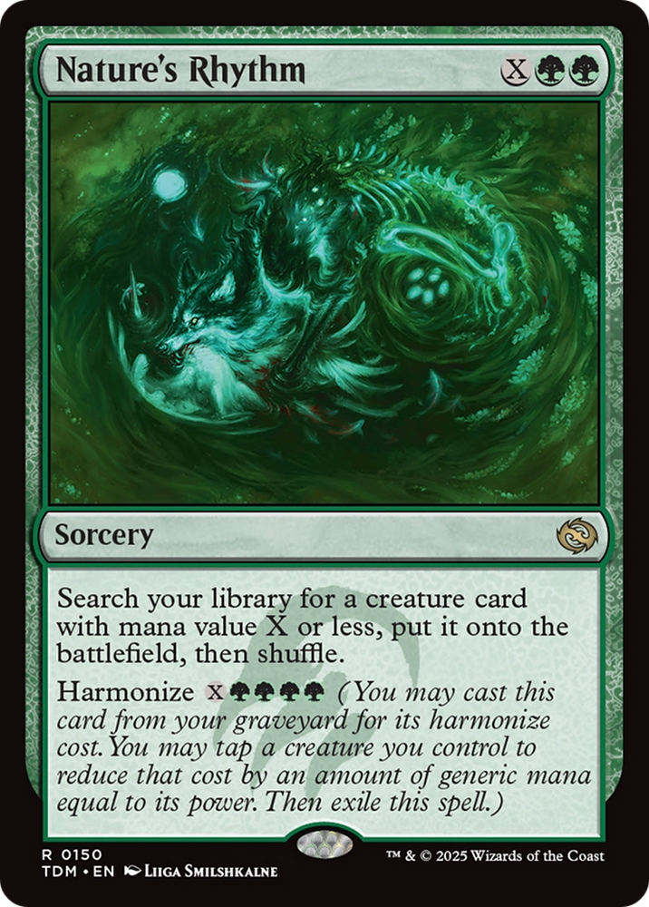 Nature's Rhythm [Tarkir: Dragonstorm] Magic: The Gathering