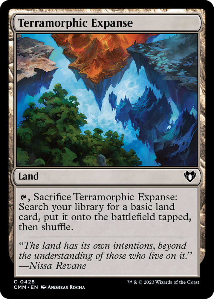 Terramorphic Expanse [Commander Masters] Magic: The Gathering