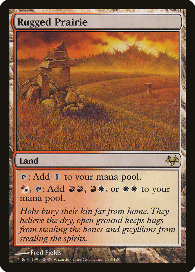 Rugged Prairie [Eventide] Magic: The Gathering