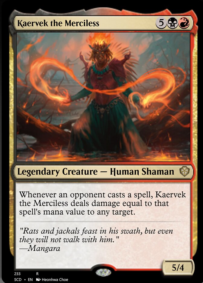 Kaervek the Merciless [Starter Commander Decks] Magic: The Gathering