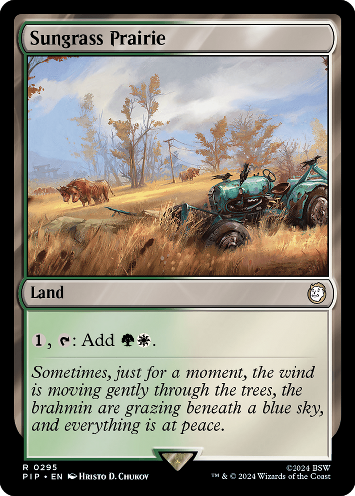Sungrass Prairie [Fallout] Magic: The Gathering