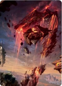 Mountain 2 Art Card [Zendikar Rising Art Series] Magic: The Gathering