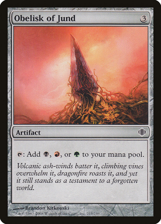Obelisk of Jund [Shards of Alara] Magic: The Gathering