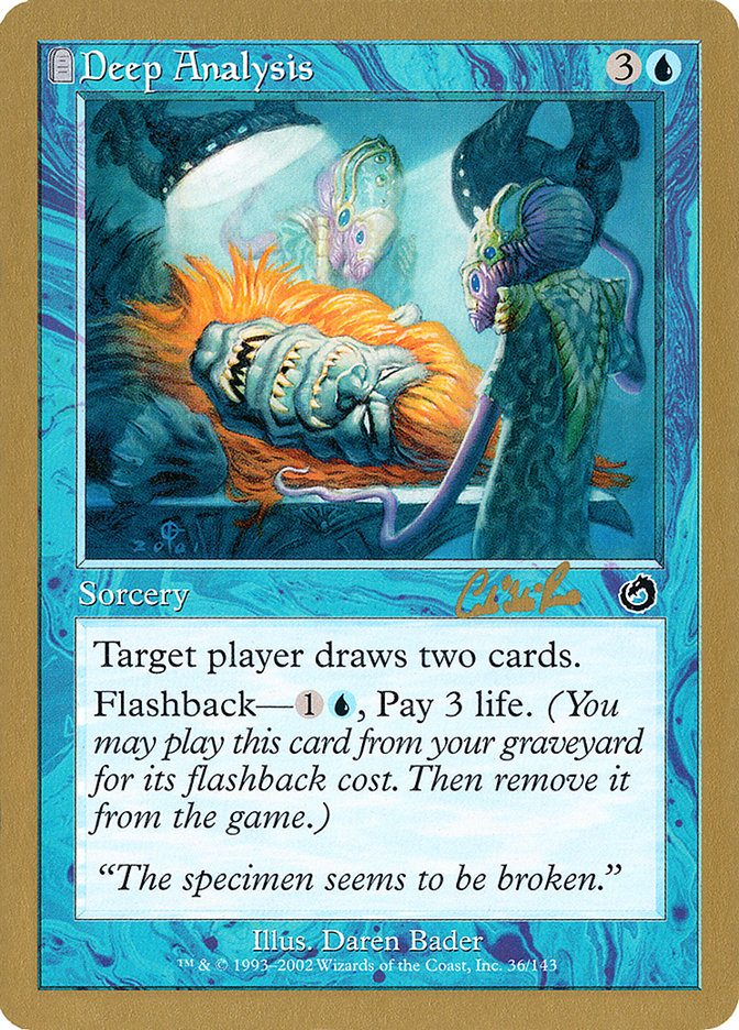 Deep Analysis (Carlos Romao) [World Championship Decks 2002] Magic: The Gathering