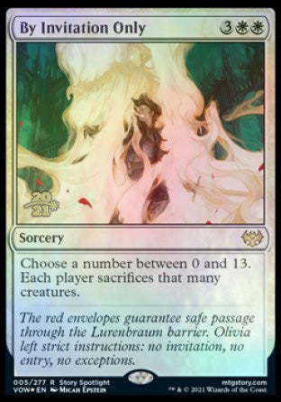 By Invitation Only [Innistrad: Crimson Vow Prerelease Promos] Magic: The Gathering