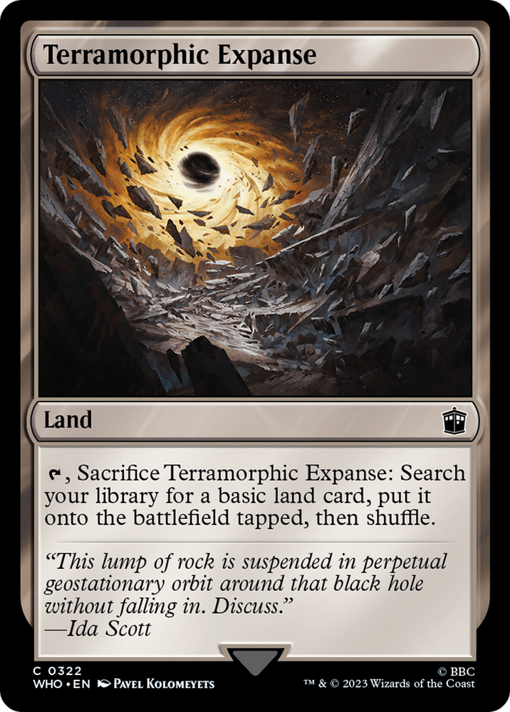 Terramorphic Expanse [Doctor Who] Magic: The Gathering